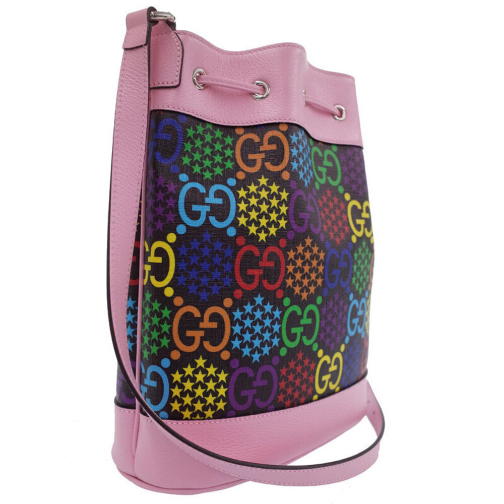 Gucci Shoulder Bucket Bag Psychedelic GG
